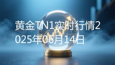 黄金TN1实时行情2025年06月14日