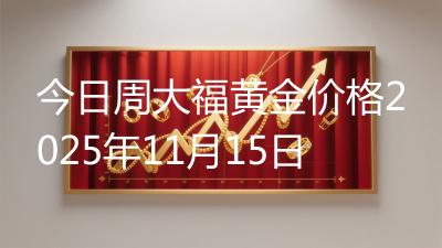 今日周大福黄金价格2025年11月15日