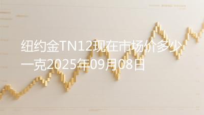 纽约金TN12现在市场价多少一克2025年09月08日