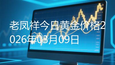 老凤祥今日黄金价格2026年03月09日