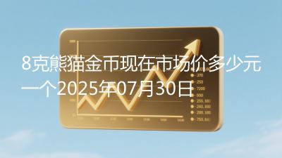 8克熊猫金币现在市场价多少元一个2025年07月30日