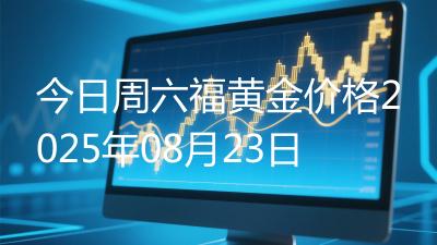 今日周六福黄金价格2025年08月23日