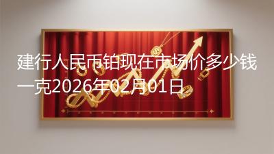 建行人民币铂现在市场价多少钱一克2026年02月01日