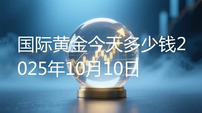 国际黄金今天多少钱2025年10月10日