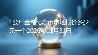 1公斤金制纪念币市场报价多少元一个2026年01月31日