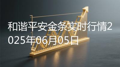 和谐平安金条实时行情2025年06月05日