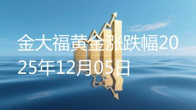 金大福黄金涨跌幅2025年12月05日