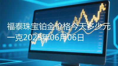 福泰珠宝铂金价格今天多少元一克2025年06月06日