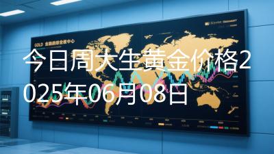 今日周大生黄金价格2025年06月08日