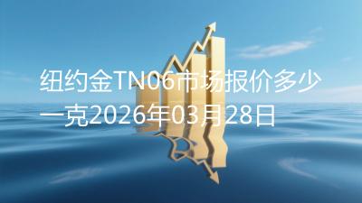 纽约金TN06市场报价多少一克2026年03月28日