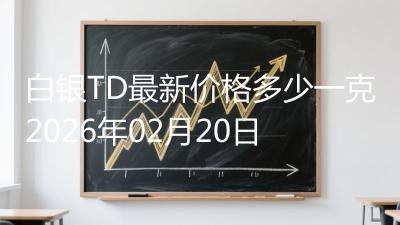 白银TD最新价格多少一克2026年02月20日