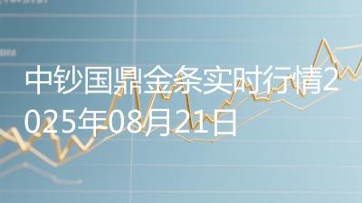 中钞国鼎金条实时行情2025年08月21日