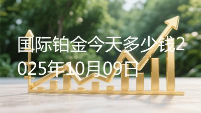 国际铂金今天多少钱2025年10月09日