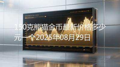 150克熊猫金币最新价格多少元一个2025年08月29日