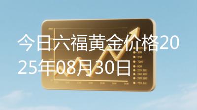 今日六福黄金价格2025年08月30日