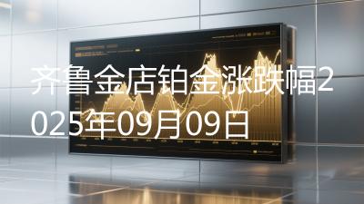 齐鲁金店铂金涨跌幅2025年09月09日