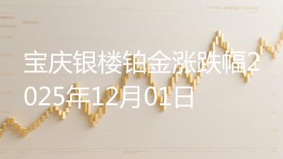宝庆银楼铂金涨跌幅2025年12月01日