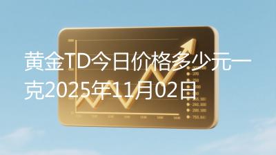黄金TD今日价格多少元一克2025年11月02日