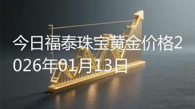 今日福泰珠宝黄金价格2026年01月13日