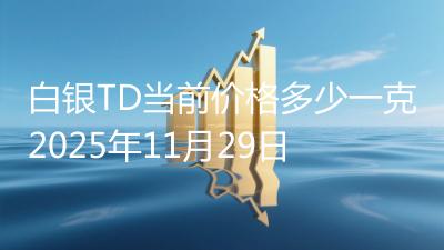 白银TD当前价格多少一克2025年11月29日