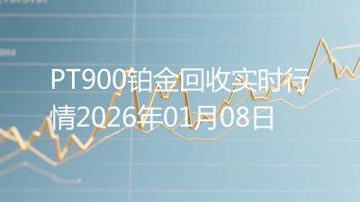 PT900铂金回收实时行情2026年01月08日