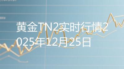 黄金TN2实时行情2025年12月25日