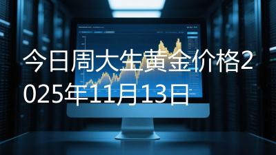 今日周大生黄金价格2025年11月13日
