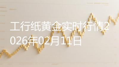 工行纸黄金实时行情2026年02月11日