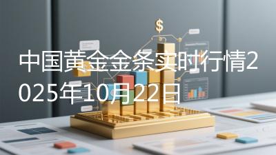 中国黄金金条实时行情2025年10月22日
