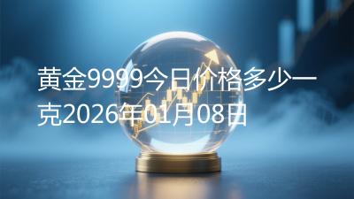 黄金9999今日价格多少一克2026年01月08日