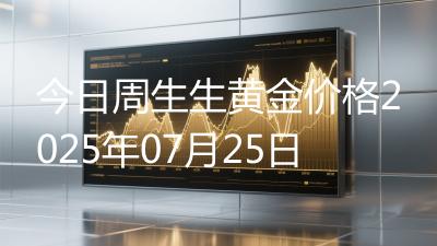 今日周生生黄金价格2025年07月25日