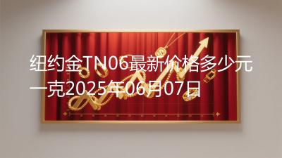纽约金TN06最新价格多少元一克2025年06月07日