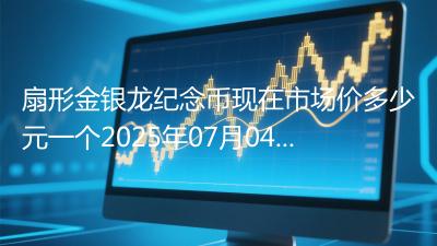 扇形金银龙纪念币现在市场价多少元一个2025年07月04日