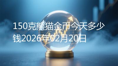 150克熊猫金币今天多少钱2026年02月20日