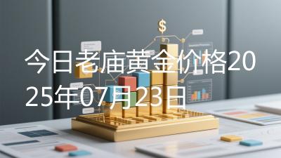 今日老庙黄金价格2025年07月23日