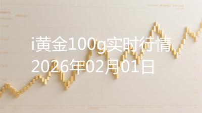 i黄金100g实时行情2026年02月01日