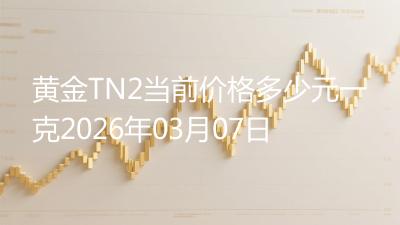 黄金TN2当前价格多少元一克2026年03月07日