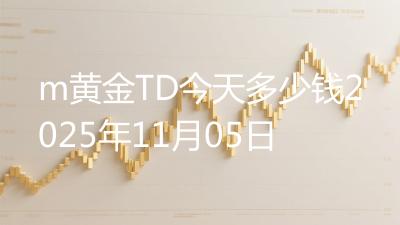 m黄金TD今天多少钱2025年11月05日