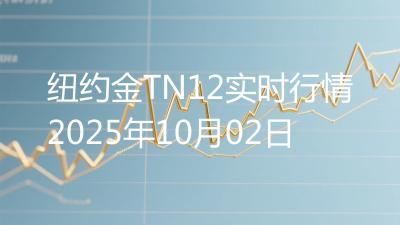 纽约金TN12实时行情2025年10月02日