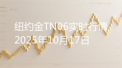纽约金TN06实时行情2025年10月17日