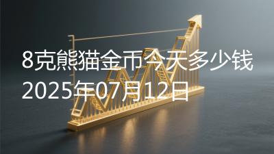 8克熊猫金币今天多少钱2025年07月12日