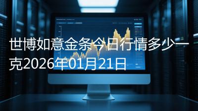 世博如意金条今日行情多少一克2026年01月21日