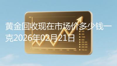 黄金回收现在市场价多少钱一克2026年02月21日