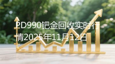 PD990钯金回收实时行情2025年11月12日