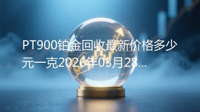PT900铂金回收最新价格多少元一克2026年03月28日