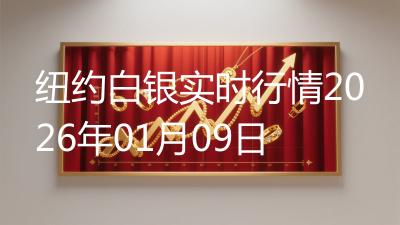 纽约白银实时行情2026年01月09日