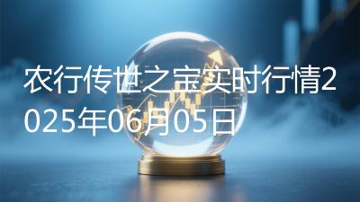 农行传世之宝实时行情2025年06月05日