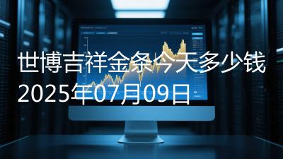 世博吉祥金条今天多少钱2025年07月09日