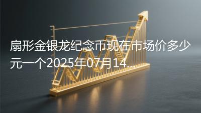 扇形金银龙纪念币现在市场价多少元一个2025年07月14日