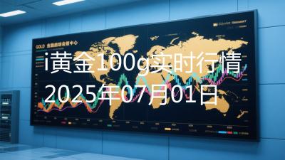 i黄金100g实时行情2025年07月01日